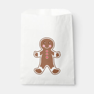 Gingerbread Boy Favour Bag