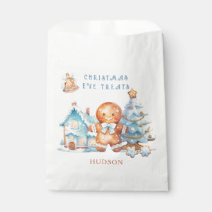 Gingerbread Boy Snowy Tree  Favour Bags