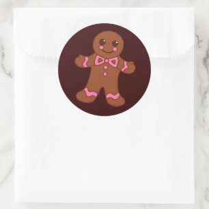 Gingerbread Boy Sticker