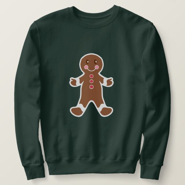 Gingerbread Boy Sweatshirt (Design Front)