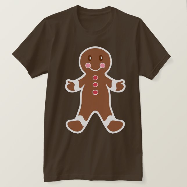 Gingerbread Boy T-Shirt (Design Front)