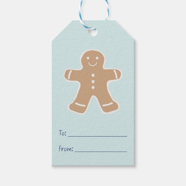 Gingerbread by Primary.com Gift Tags (Front)