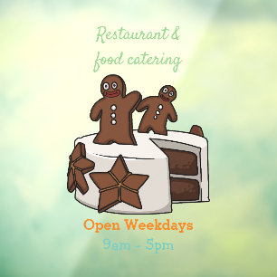Gingerbread cake cartoon illustration