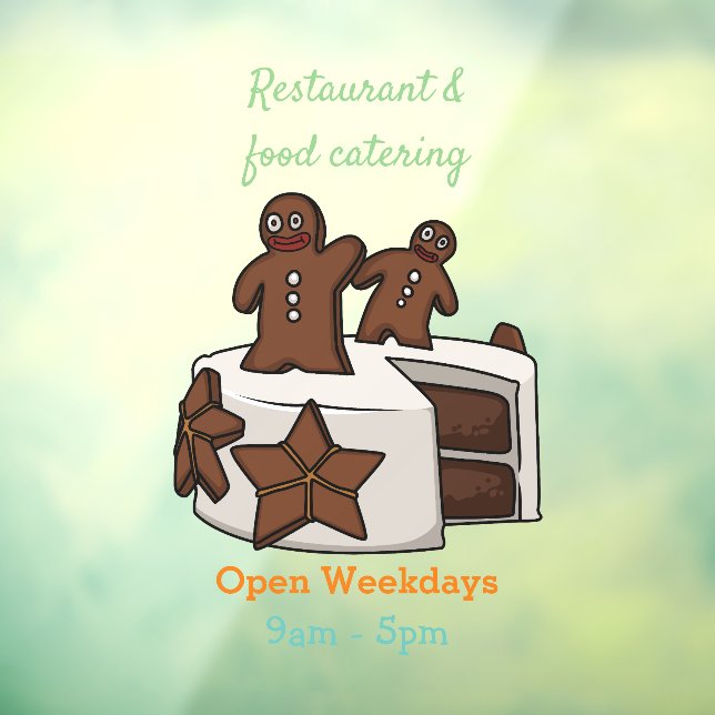 Gingerbread cake cartoon illustration (Sheet 3)