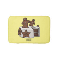 Gingerbread cake cartoon illustration