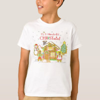 Gingerbread Candyland T-Shirt - Youth