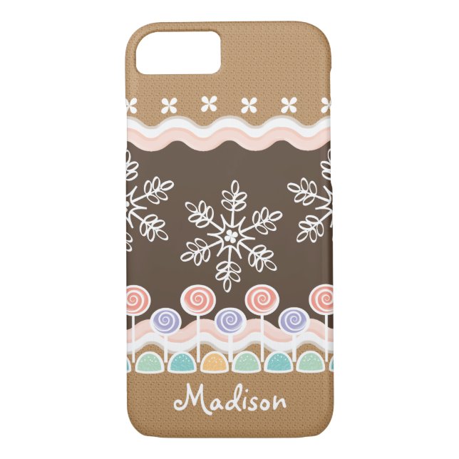Gingerbread Candyland Winter Wonderland Case-Mate iPhone Case (Back)