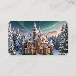 Gingerbread Castle from the Christmas Forest Bmark Business Card