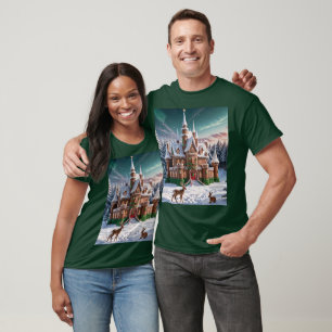Gingerbread Castle from the Christmas Forest T-Shirt