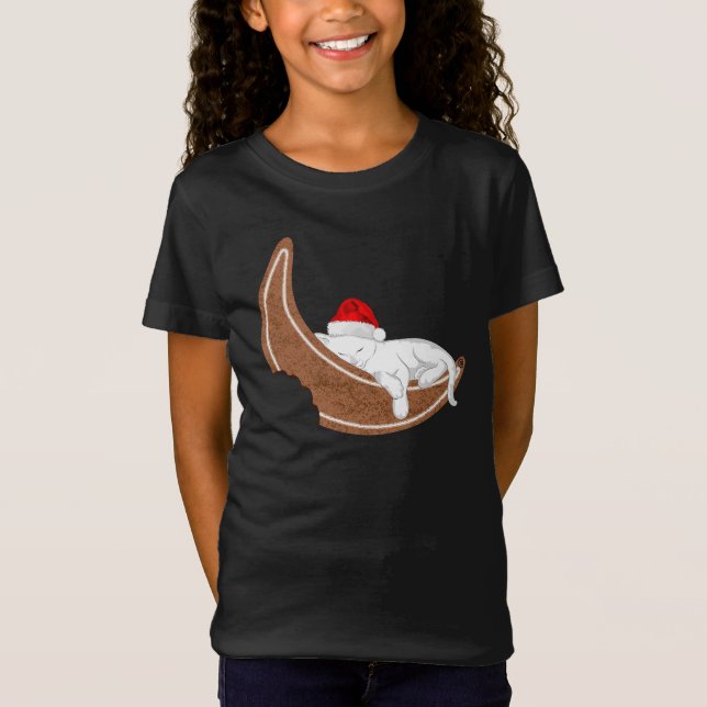 Gingerbread Cat T-Shirt (Front)