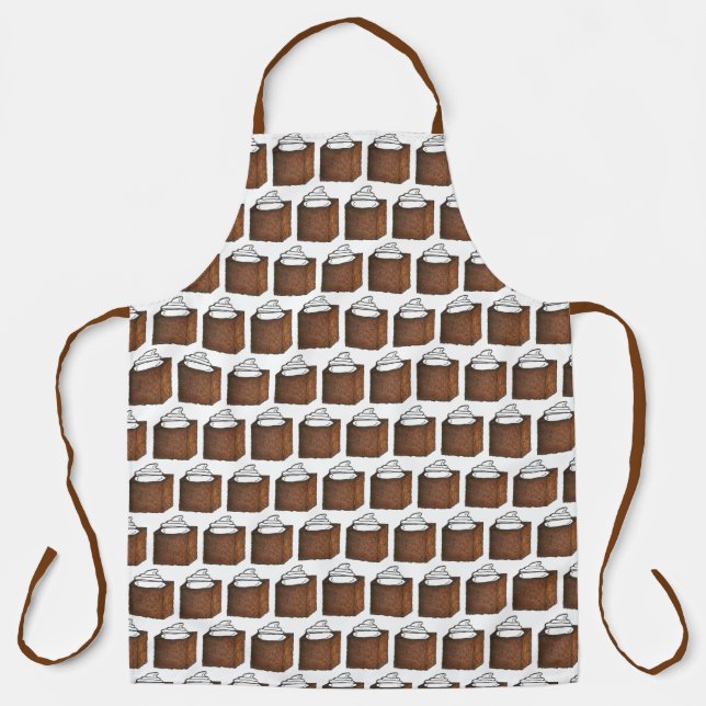 Gingerbread Christmas Cake Bakery Sugar and Spice Apron (Front)