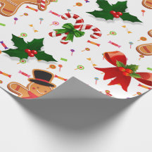 Gingerbread Christmas Candy Ribbon