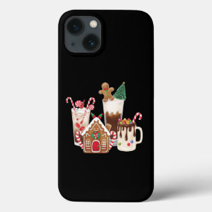 Gingerbread Christmas Coffee Lover Gift Xmas iPhone 13 Case