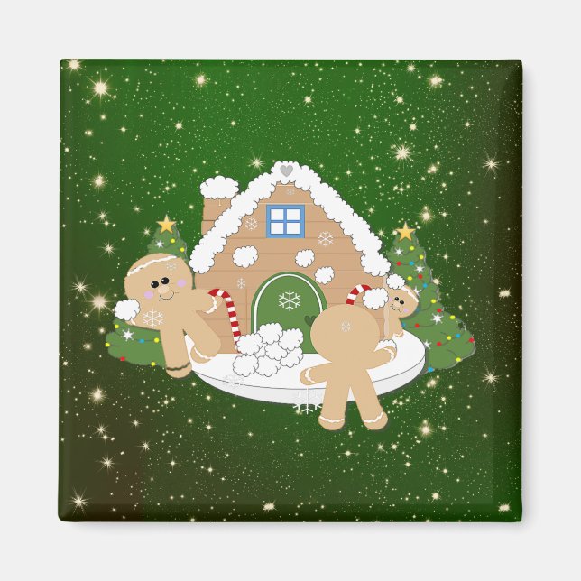Gingerbread Christmas cookies  Magnet (Front)