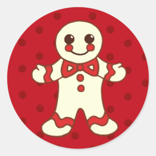Gingerbread Christmas Cookies Stickers