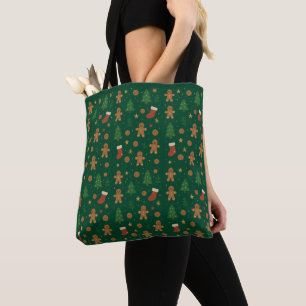 Gingerbread Christmas Fun Tote Bag