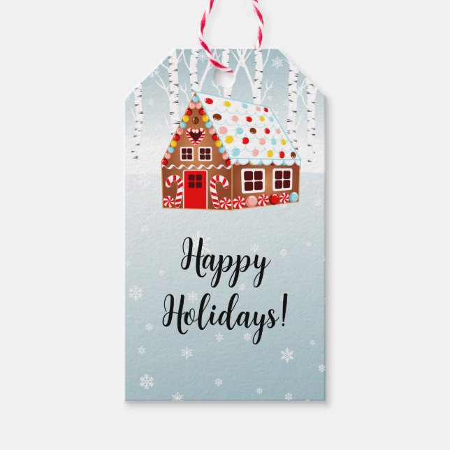 Gingerbread Christmas Gift Tags (Front)