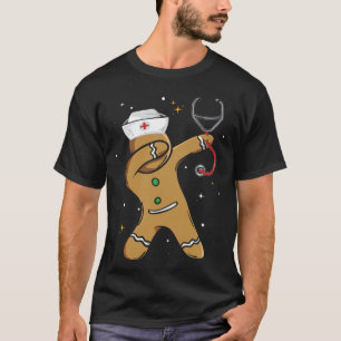 Gingerbread Christmas Nurse Funny Gingerbread Nurs T-Shirt