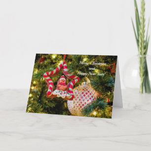 Gingerbread Christmas Ornament Greeting Card