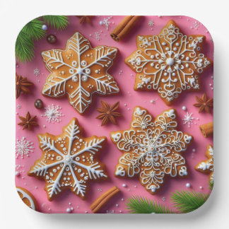Gingerbread Christmas paper plates! Plate