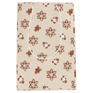 Gingerbread Cookie Christmas Gift Bag