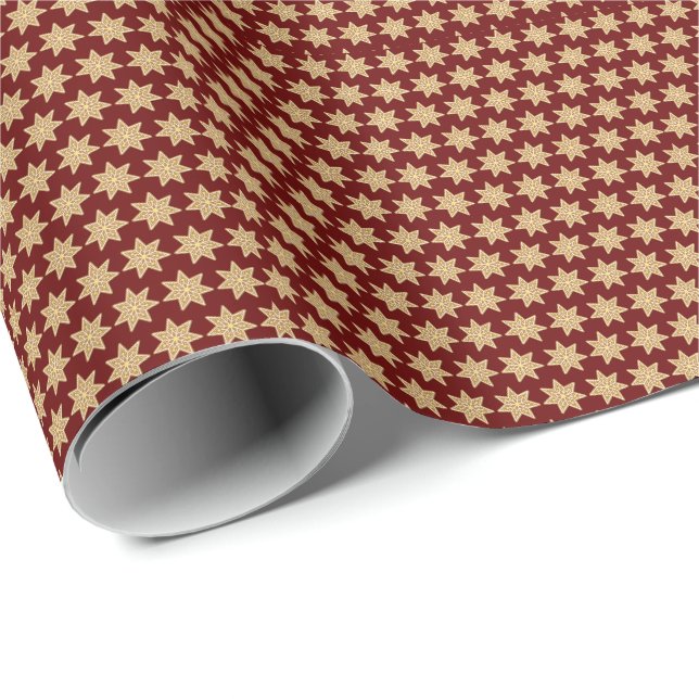 Gingerbread Cookie Christmas Gift Wrapping Paper (Roll Corner)