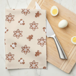 Gingerbread Cookie Christmas Holiday Kitchen Towel