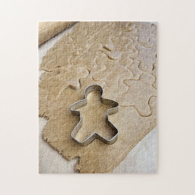 Gingerbread Cookie Cutter Food Jigsaw Puzzle (Vertical)