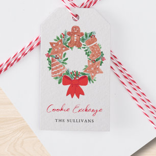 Gingerbread Cookie Exchange Gift Tags