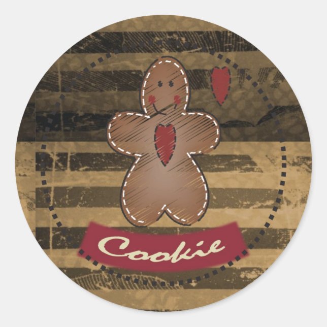 Gingerbread Cookie Seals (Front)