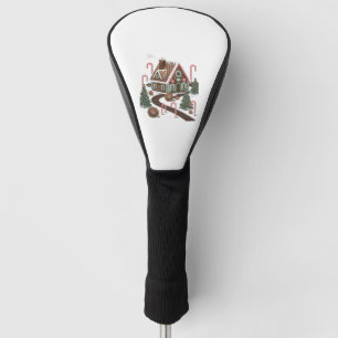 Gingerbread Cookie Wonderland Golf Head Cover