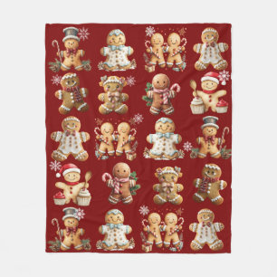 Gingerbread Cookies Adorable Boys & Girls Fleece Blanket