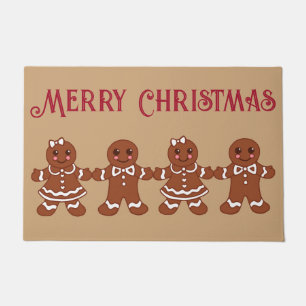 Gingerbread Cookies Christmas Doormat