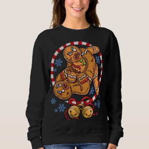 Gingerbread Cookies Christmas Funny Fighting Wrest Sweatshirt
