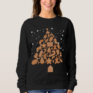Gingerbread Cookies Christmas Tree Gingerbread Dec Sweatshirt