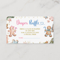 Gingerbread Cookies Gender Reveal Diaper Raffle