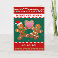 Gingerbread Cookies Holding A Heart