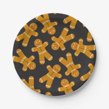 Gingerbread Cookies on black