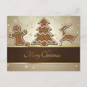 Gingerbread Cookies - Postcard