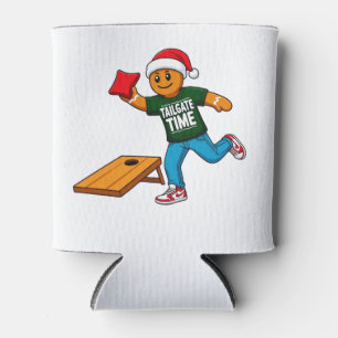  Gingerbread Cornhole Christmas Sport Holiday   Can Cooler
