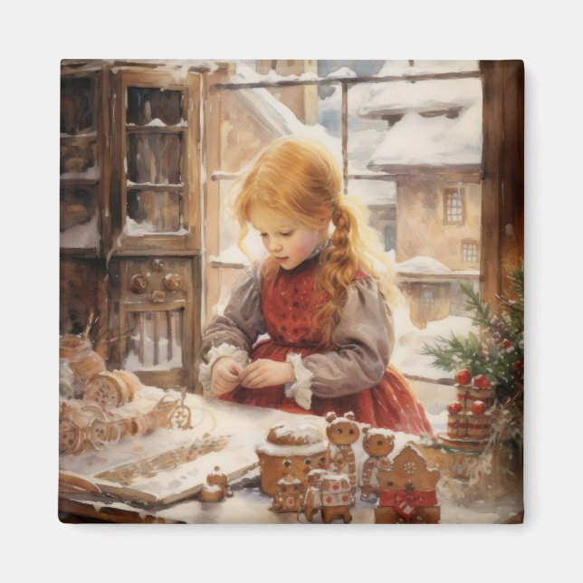 Gingerbread Country Kitchen #2 magnet (Front)