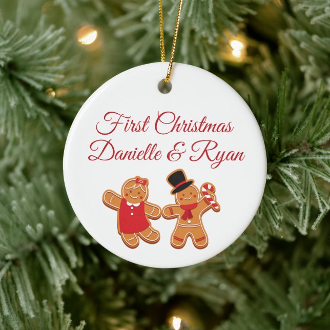 Gingerbread Couple Ornament (Tree)