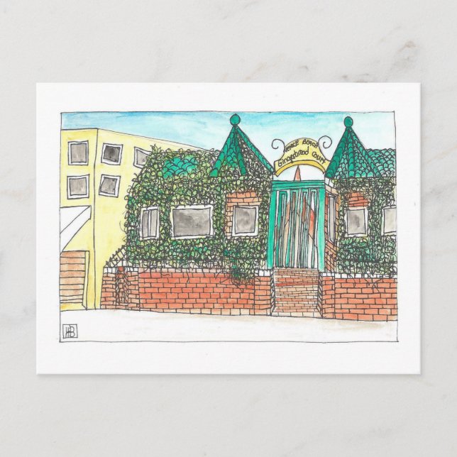 Gingerbread Court Postcard (Front)