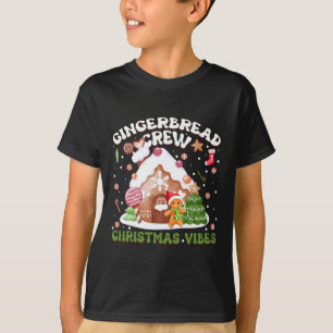 Gingerbread Crew Christmas Vibes Gingerbread Famil T-Shirt