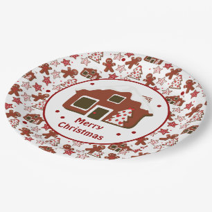 Gingerbread Custom Paper Plate