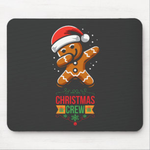 Gingerbread Dabbing Christmas Mouse Pad