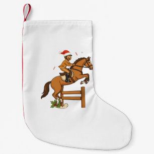 Gingerbread Equestrian Christmas 2026 Holiday Small Christmas Stocking