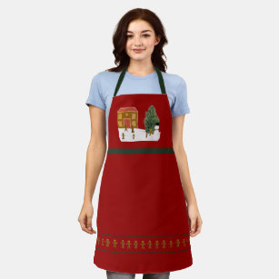 Gingerbread Family Apron