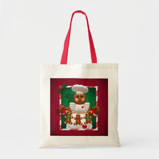 Gingerbread Family: Bakery Girl Tote Bag
