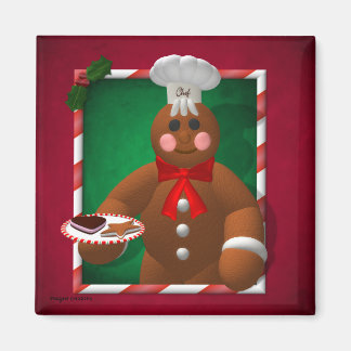 Gingerbread Family: Little Baker Magnet